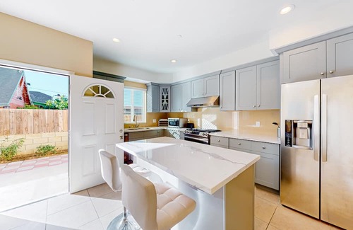 North Central House | Recently built nautical-themed home full of color with central AC & open layout