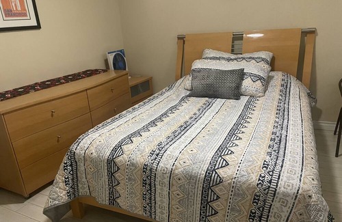 Panorama City House | Private bedroom w/ its separate entrance & bathroom in LA