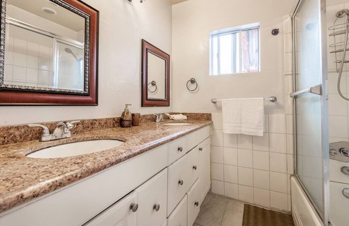 Panorama City House | Private bedroom w/ its separate entrance & bathroom in LA