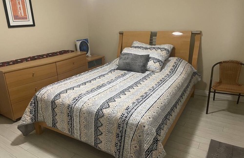 Panorama City House | Private bedroom w/ its separate entrance & bathroom in LA