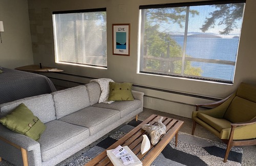 Lopez Island House | Mid-century waterfront retreat with amazing views and near ferry - 30+ days
