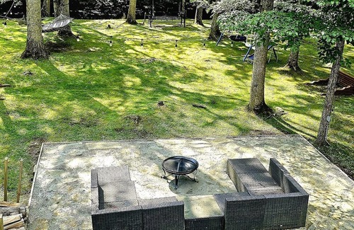 Bushkill House | Tranquil Waterfront Oasis w/Swingset, Firepit & Wi-Fi, Near Trails & Waterfalls