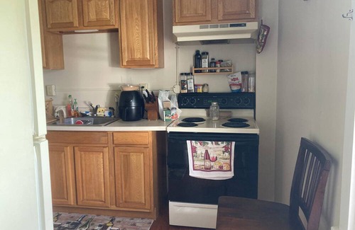 Albion Apartment | 1 bedroom apartment, king bed, in owner occupied duplex, close to highways, etc