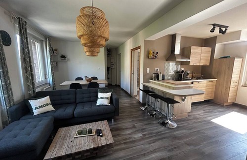 Dunkerque Centre Apartment | Bright duplex, 60 m2 Dunkerque center 2 min from port