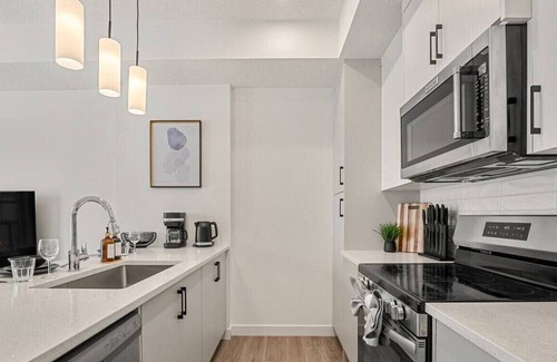 Springbank Hill House | Executive Suite with King Bed » Garage » AC » Free Banff Pass » 65"