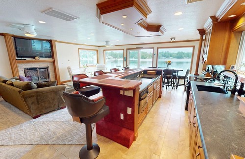 Shutesbury House | 3-br Lakefront Oasis in Shutesbury with AC & fireplace. 180-degree views!
