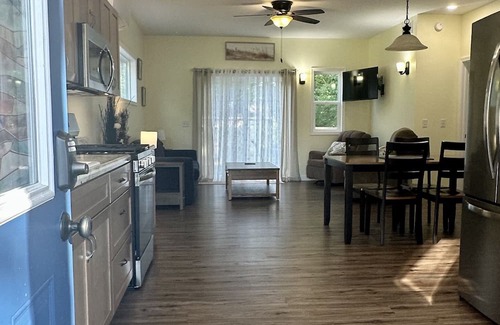 Cadillac Cottage | Destination Leisure – Cottage B, 2BR Next to Mitchell State Park Campground