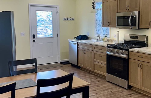 Cadillac Cottage | Destination Leisure – Cottage B, 2BR Next to Mitchell State Park Campground