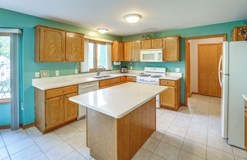 Macomb House | Private Yard w/Patio: Family Getaway in Macomb