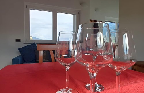 Montan-Angelin-Arensod Apartment | Apartment 'Villa Maffei' with Mountain View