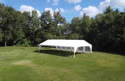 Durham Region RV Rental | Spacious 20’x40’ Party Tent on 22-Acre Hilltop—Perfect for Events & Gatherings