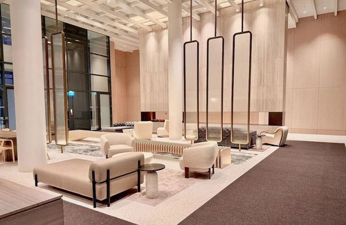 Vaughan Apartment | Stay in the heart of downtown Vaughan in this modern one-bedroom condo