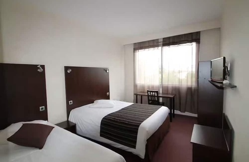 Saint-Priest Hotel | Enjoy a Peaceful Stay in Lyon with Comfortable Bedding and Amenities
