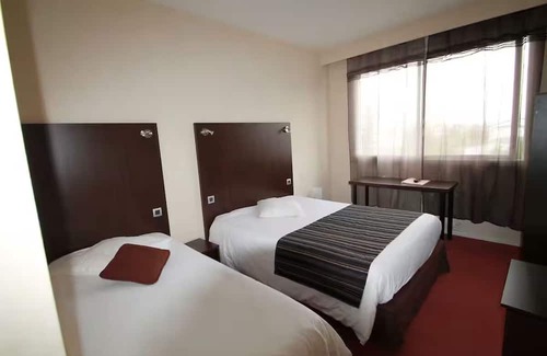 Saint-Priest Hotel | Enjoy a Peaceful Stay in Lyon with Comfortable Bedding and Amenities