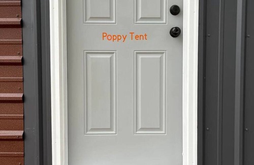 Palisades RV Rental | Poppy boho tent at Valley Village