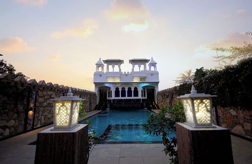 Udaipur District Villa | 4BHK Villa in Udaipur with Private Pool, Outdoor Lounge & Hill Views