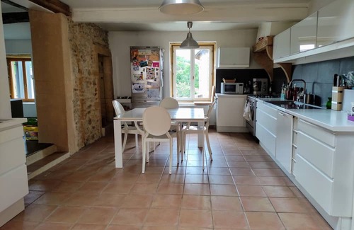 Saint-Germain-Nuelles House | Golden stone house with swimming pool for vacations in southern Beaujolais near Lyon