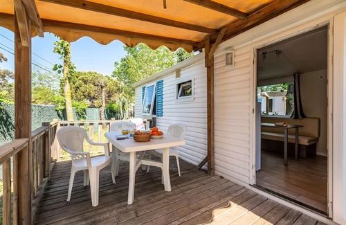 Camiers House | Mobil-home | Classic XL | 3 Ch. | 6 pers. | Raised terrace | A/C