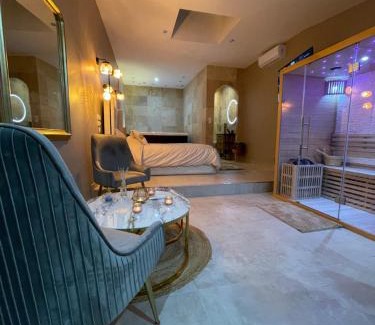 Crouy Apartment | La nuit de rêve Suite privative Jaccuzi Sauna Suite 2