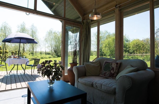The Pump House, impressive style, in a meadow, by a bubbling brook, unique