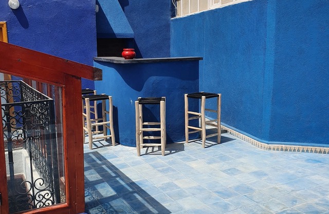 A stunning renovated Townhouse in the Mellah area of the Essaouira Medina.