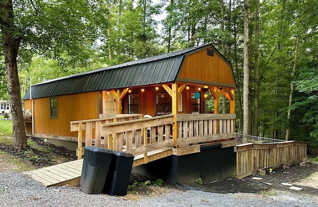 Cozy 2-bedroom cabin in wonderful Mount Nebo with AC, Heat, WiFi