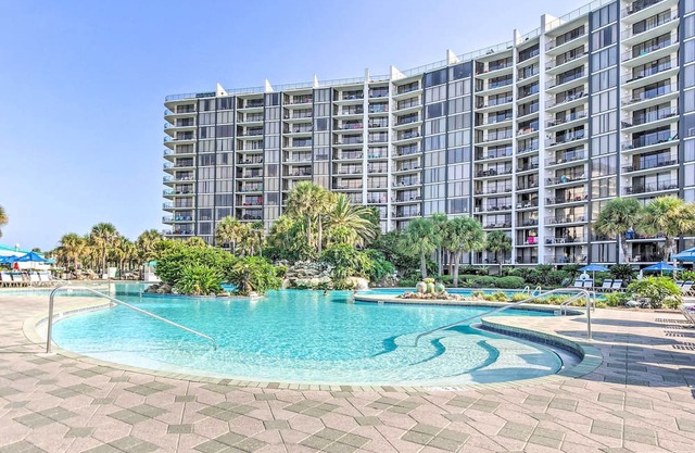 Pool & Beach Trolley Access: PCB Resort Condo!