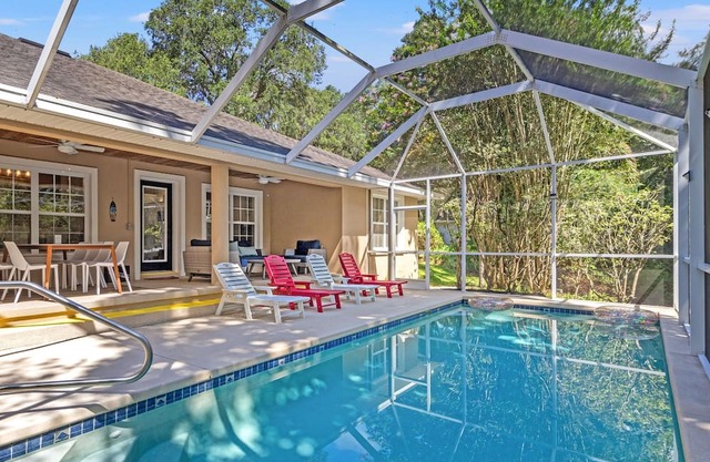 Cozy Family Home w/ Private Pool | Acre Lush Green