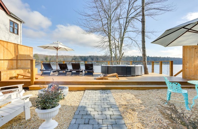 Waterfront Catskills Home w/ Hot Tub & Fireplace