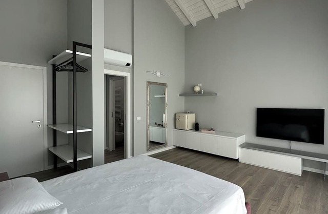 Modern studio apartment with terrace near Milan