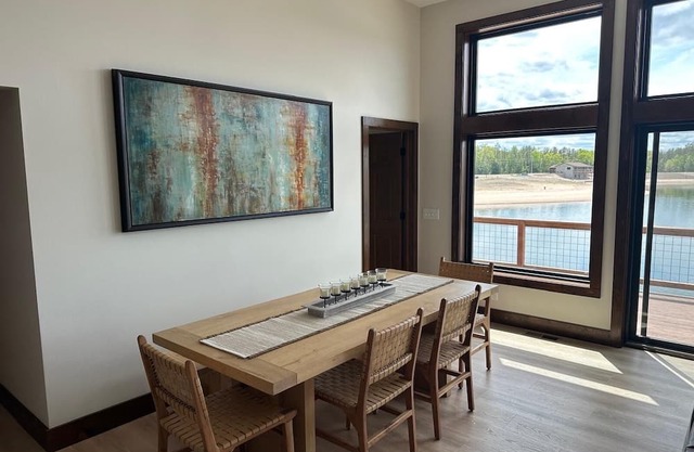 New Lakefront Escape, fall campfires, Game Room
