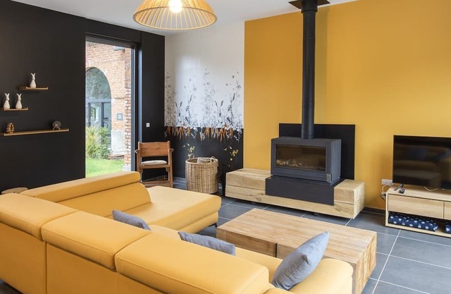 Cozy farmhouse in North of France with AC, gym, and French countryside charm