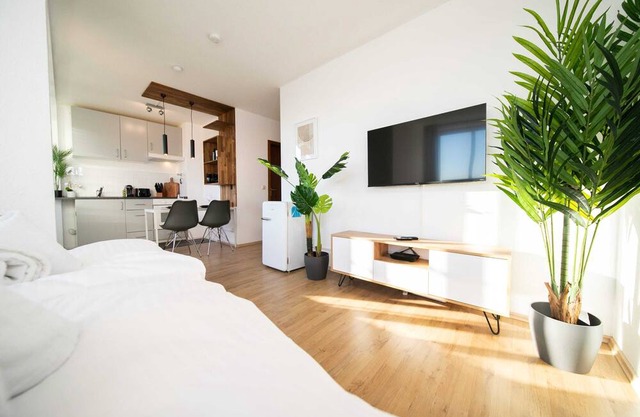 Studio WHITE | Central | Balcony | Fair | Kitchen