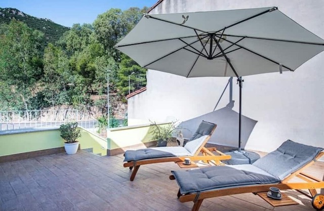 Comfortable room with private balcony and view