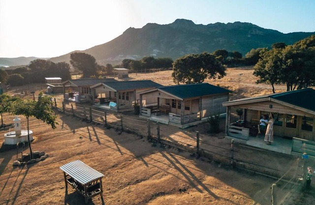 'Les Chalets De Tesa' with Mountain View, Wi-Fi and Air Conditioning