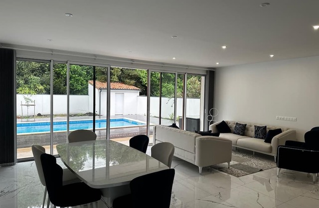 New house with swimming pool