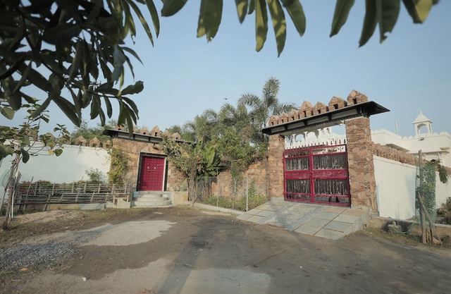 4BHK Villa in Udaipur with Private Pool, Outdoor Lounge & Hill Views