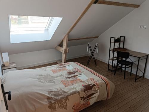 Chambre spacieuse et confortable