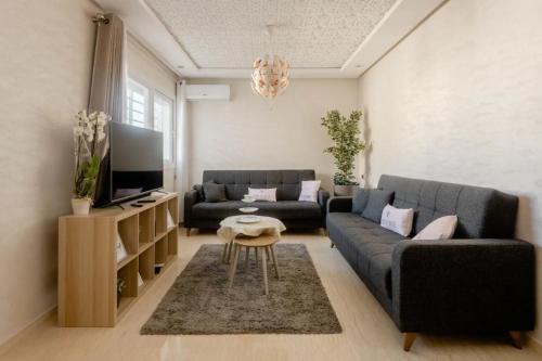 Joli appartement propre à Salé dans une résidence fermée
