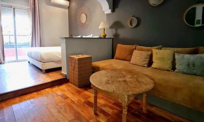 Marrakech House | Spacious townhome quiet , with 4 bedrooms and AC, WiFi in vibrant Marrakech
