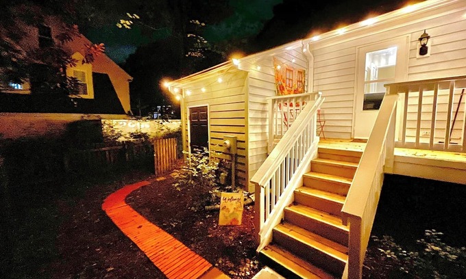 Cary Apartment | Cary Cottage Studio w/ Private Fenced Yard - Greenway Access, Quiet Neighborhood
