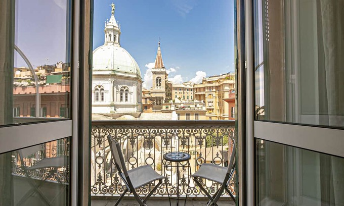 Castelletto Apartment | Luxury B&W - Charming two-room apartment with balcony
