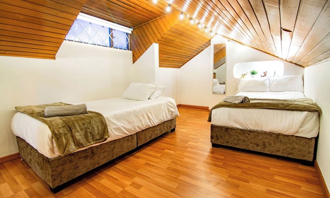 Suba House | Brand New 400 square Colonial House ~ Wooden Accent in Safest North Zone Bogotá