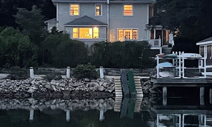 York Harbor House | House with a view of York Harbor and a 3 minute walk to the beach