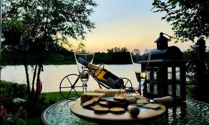 Campbellford House | Private waterfront resort is Ideal for Groups of 6-12 friends or family members.