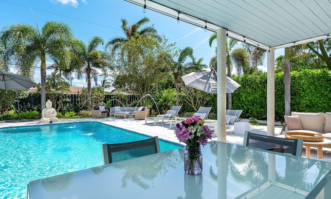 Lighthouse Point House | Luxurious 3-Bedroom Home with Heated Pool