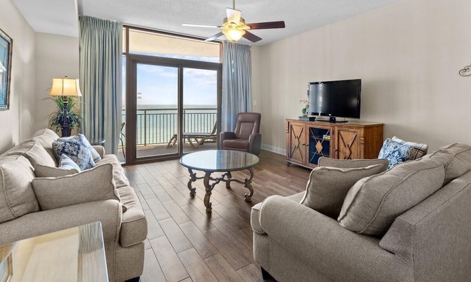 Windy Hill House | Aqua Escape: Oceanfront 2BR Condo with King & Queen Beds