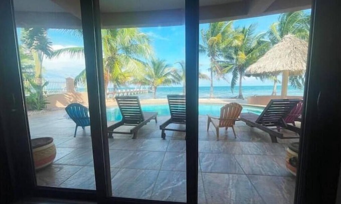 Hopkins House | Hopkins Beach Retreat -Pool House, Pool & Beach are both right outside your door