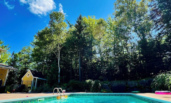 Halifax County House | Charming family home with in-ground heated pool. Close to parks, lakes, & trail.