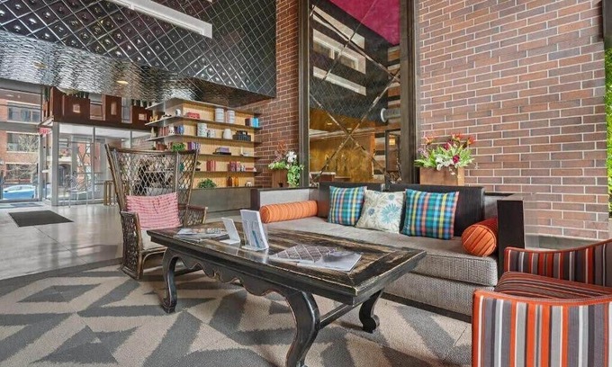 Mill District Apartment | CozySuites Mill District with pool, gym #01